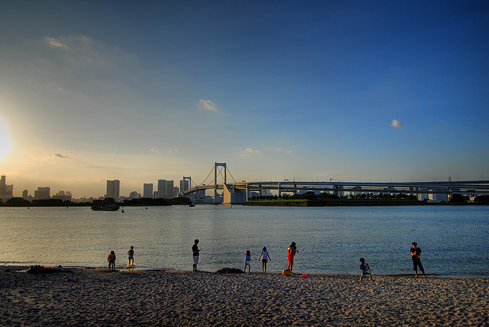 ginza odaiba photowalk beach